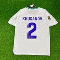 Abdukodir Khusanov Uzbekistan 2026 World Cup Football Jersey – Back View