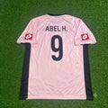 Abel Hernandez Palermo FC Pink Retro Football Jersey – Back View