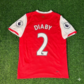 Arsenal 2006/2008 Season Retro Jersey – Abou Diaby #2 – Back View