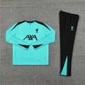 Liverpool Tracksuit Blue Training Top Pack – Back View