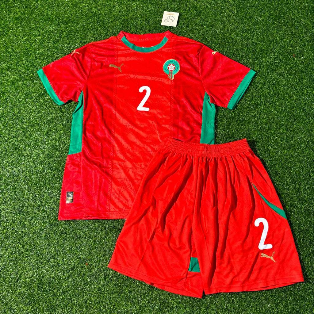 Achraf Hakimi Morocco 2026 World Cup New Season Football Jersey – Front View