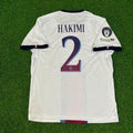 Achraf Hakimi White Jersey – Back View