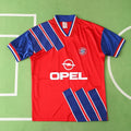 Bayern München 93/95 Season Red Home Retro Football Jersey – Back View