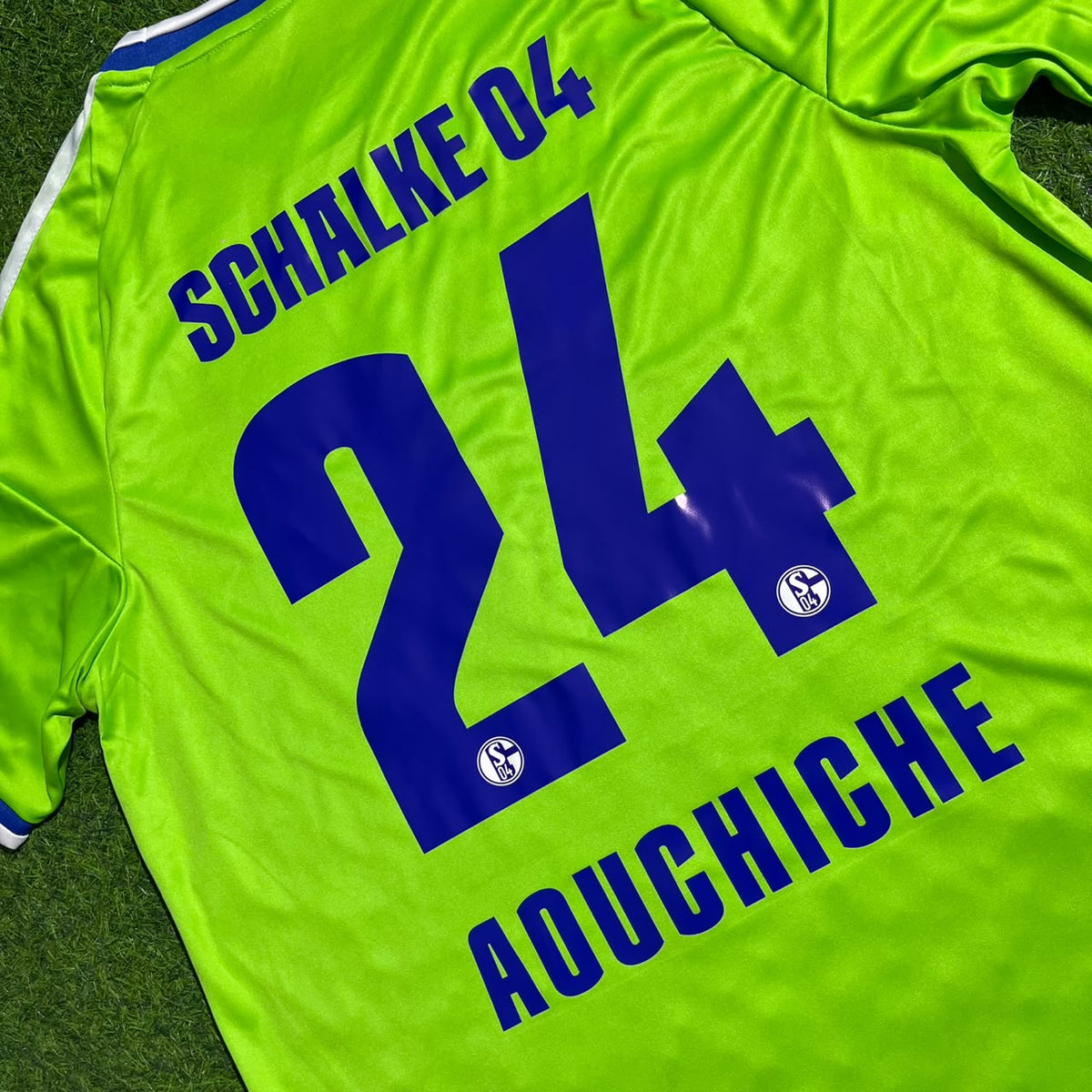 Adil Aouchiche #24 Schalke 04 New Season 2027 Home Jersey – Front View