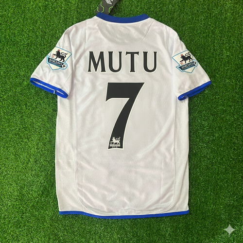 Adrian Mutu Chelsea Away 2004 Retro Football Jersey – Back View