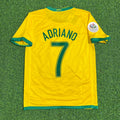 Adriano #7 Brazil 2006 World Cup Jersey – Back View