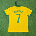 Adriano Brazil Retro Football Jersey Collection – Back View