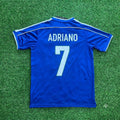 Adriano Brazil Retro Football Jersey – Back View