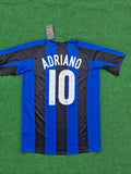 Adriano Inter Milan 2004-05 Retro Football Jersey – Back View