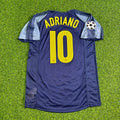 2004/05 Adriano #10 Inter Milan Retro Football Jersey – Back View