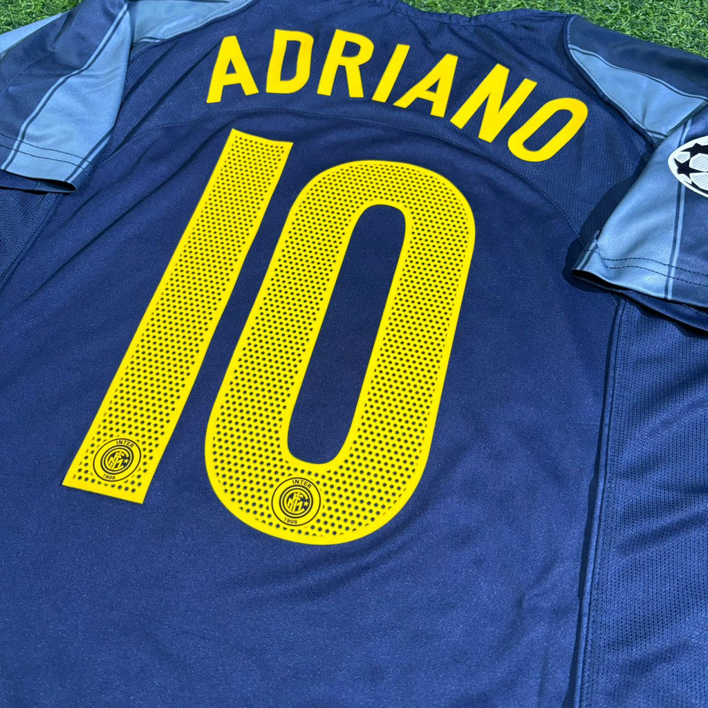 2004/05 Adriano #10 Inter Milan Retro Football Jersey – Detailed View