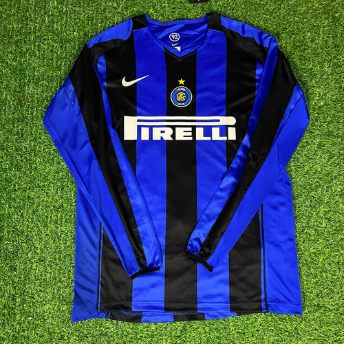 Adriano – Inter Milan 2005/06 Retro Kit Jersey – | | – Front View