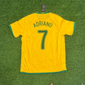 2006 Brazil World Cup Adriano Leite Ribeiro Football Jersey – Back View