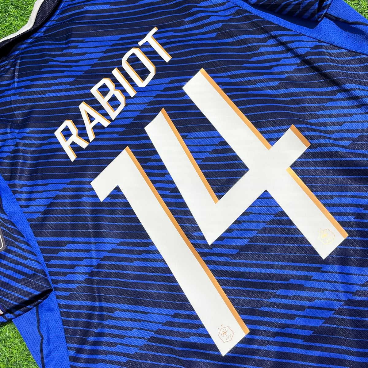2026 France World Cup Adrien Rabiot #14 Home Blue Football Jersey – Detailed View