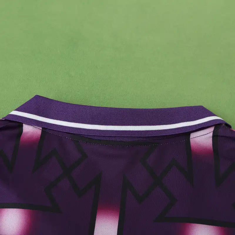 1992 Michael Laudrup #8 Fiorentina 1993 Away Purple Retro Vintage Football Jersey – 4