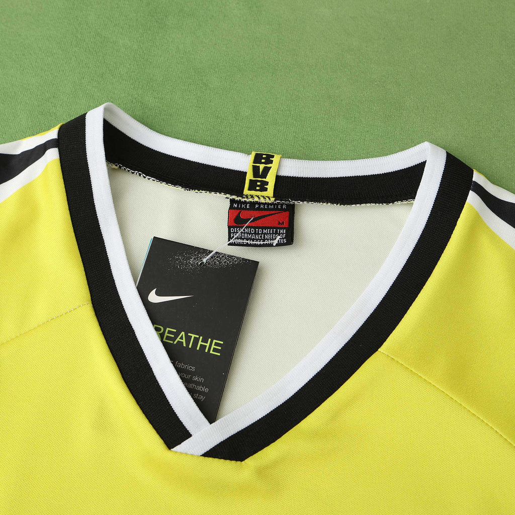 Borussia Dortmund 1995-1996 Season Home Retro Football Jersey Trikot Maillot V6