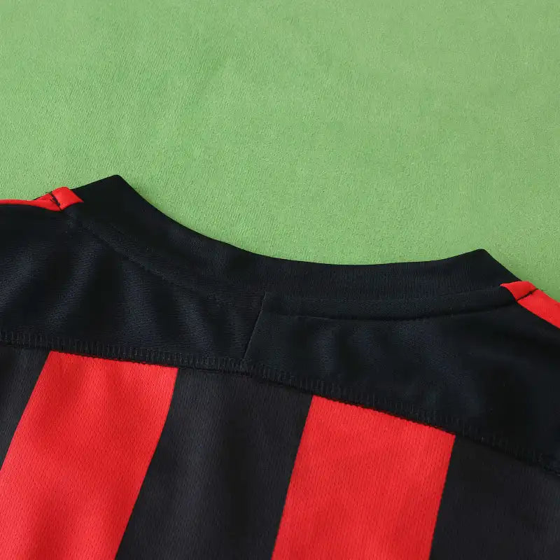 AC Milan 03/04 Season Home Black And Red Retro Football Jersey – 4