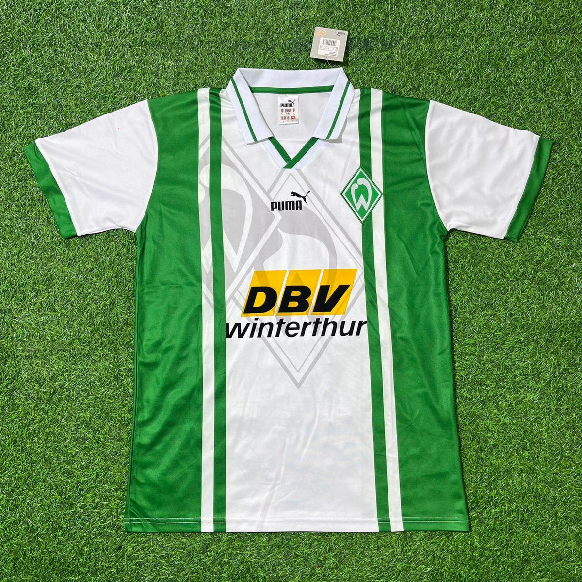 Werder Bremen Retro Kit – Ailton – Front View