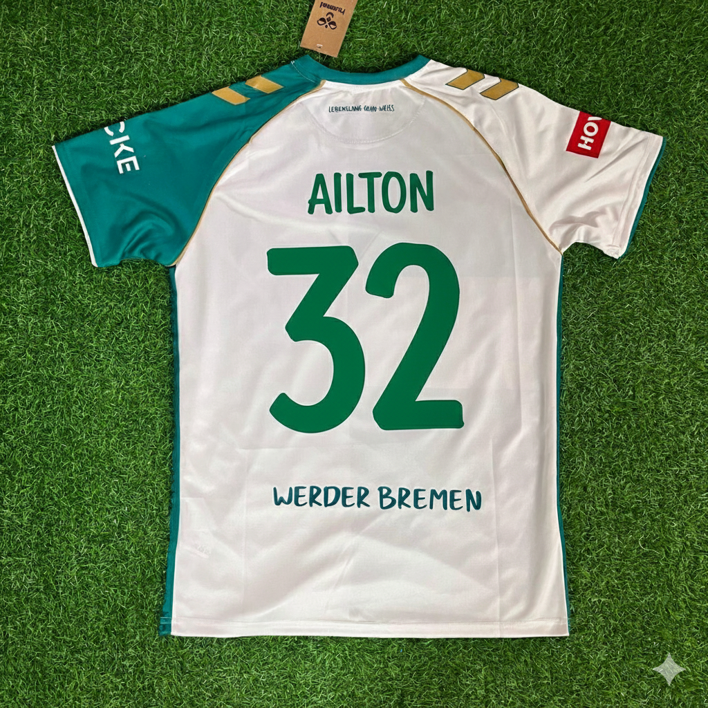 Werder Bremen Anniversary Jersey – Ailton – Back View