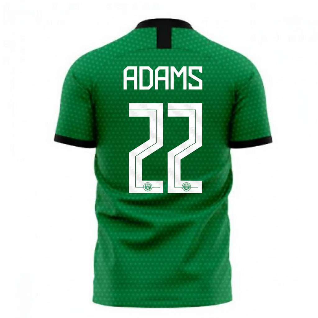Akor Adams 22- Nigeria 2026 Season Retro Jersey – Back View