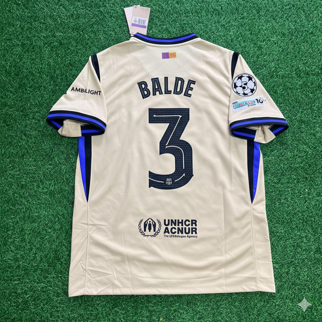 Barcelona 2025/2026 Season Kit Jersey – Alejandro Balde – Back View