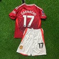 Alejandro Garnacho Manchester United Kit Jersey – Back View