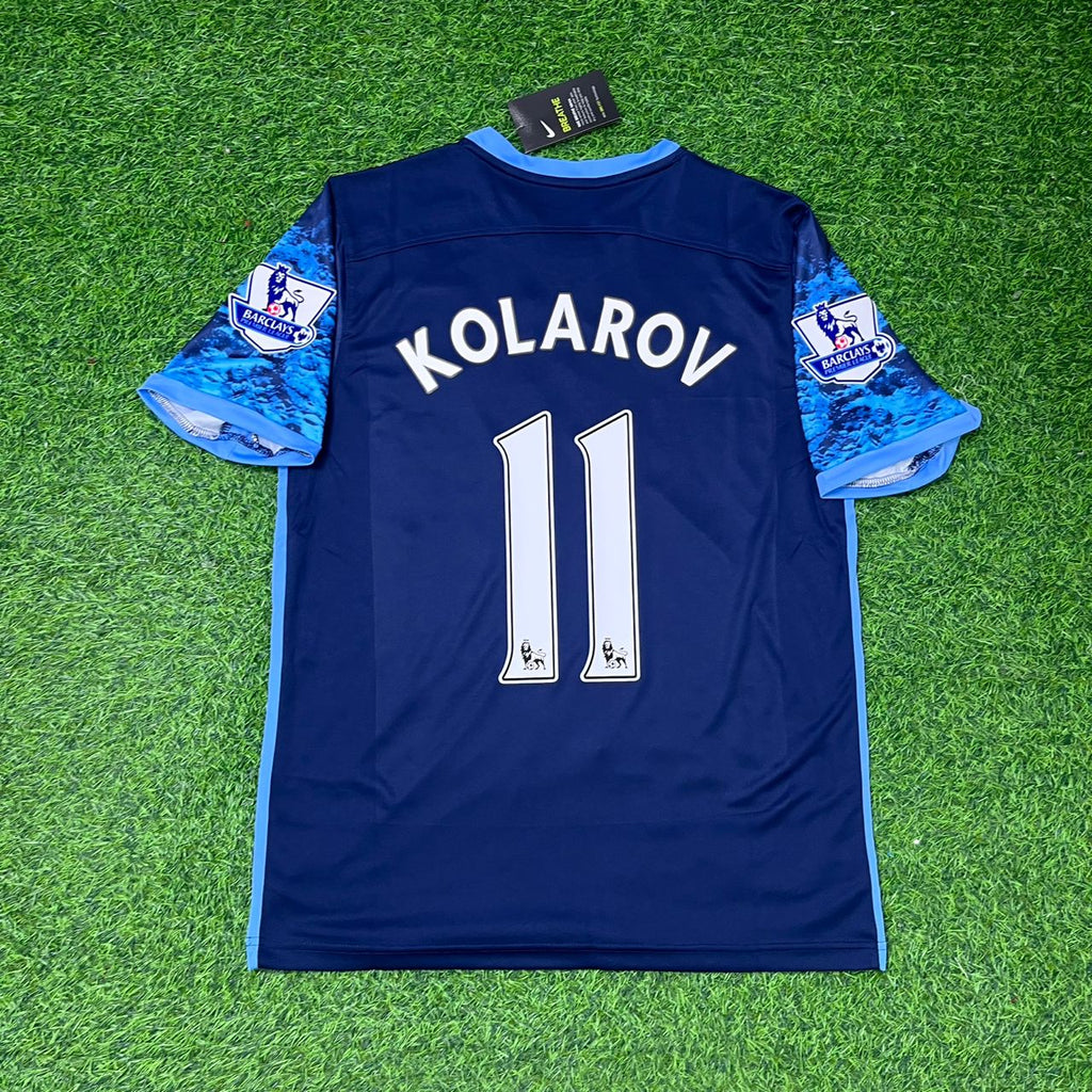 2016/17 Aleksandar Kolarov Manchester City Retro Football Jersey – Back View