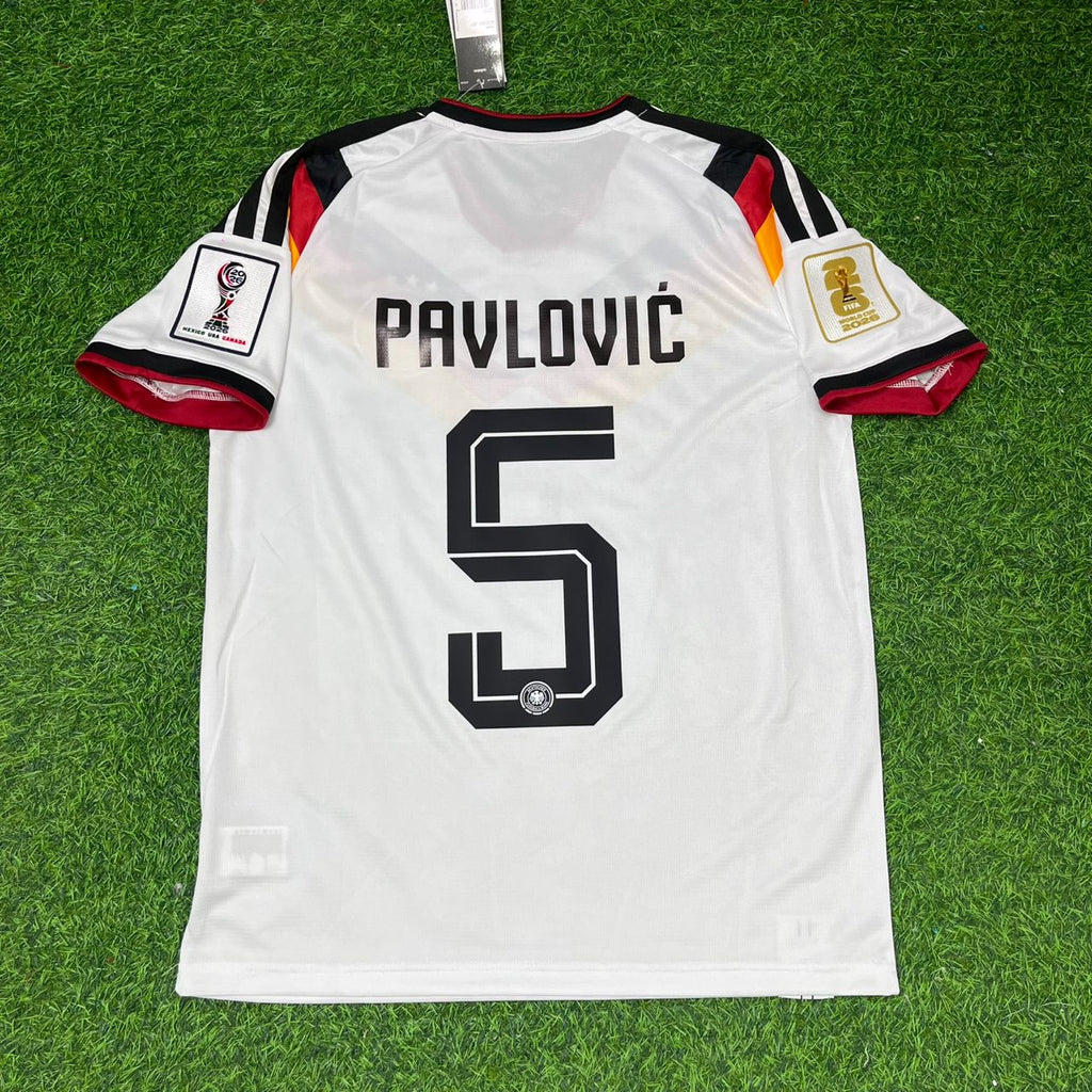 Germany 2026 World Cup Home Jersey – Aleksandar Pavlovic – 11