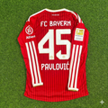 2027 Aleksandar Pavlović #45 Bayern Munich Championship Long Sleeve Football Jersey – Back View