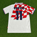 Croatia 1998 Retro Football Jersey – Alen Boksic – Back View