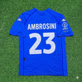Italy 2002 World Cup Home Retro Jersey – Massimo Ambrosini #23 – Back View