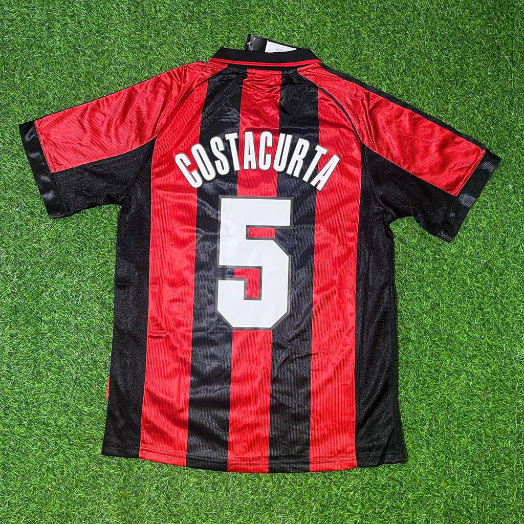 AC Milan 1999 Retro Football Jersey – Alessandro Costacurta 5- – Back View