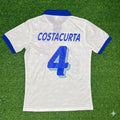 1994 Italy World Cup Alessandro Costacurta White Retro Football Jersey – Back View