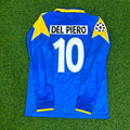 Alessandro Del Piero 10 – Juventus 1995–1997 Blue Long Sleeve Retro Kit Jersey – | | – Back View