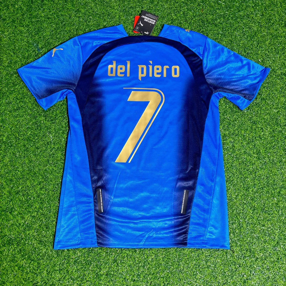 Alessandro Del Piero Italy 2006 World Cup Final Retro Football Jersey – Detailed View