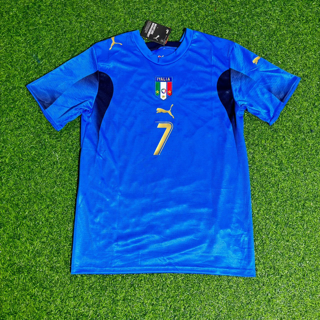 Alessandro Del Piero Italy 2006 World Cup Final Retro Football Jersey – 4