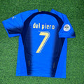 Alessandro Del Piero Italy 2006 World Cup Final Retro Football Jersey – Back View