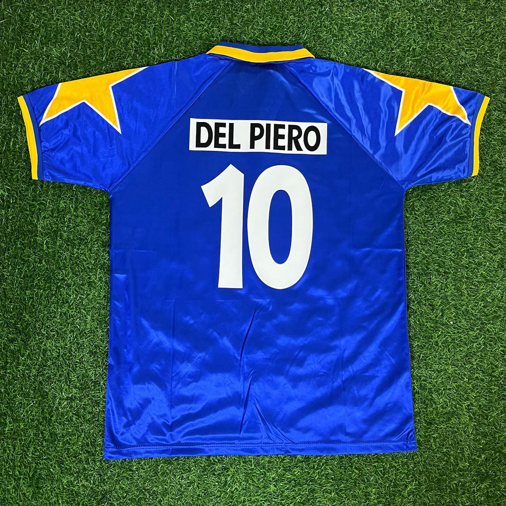 1995 Alessandro Del Piero 10 Juventus 1997 Retro Football Jersey – Back View