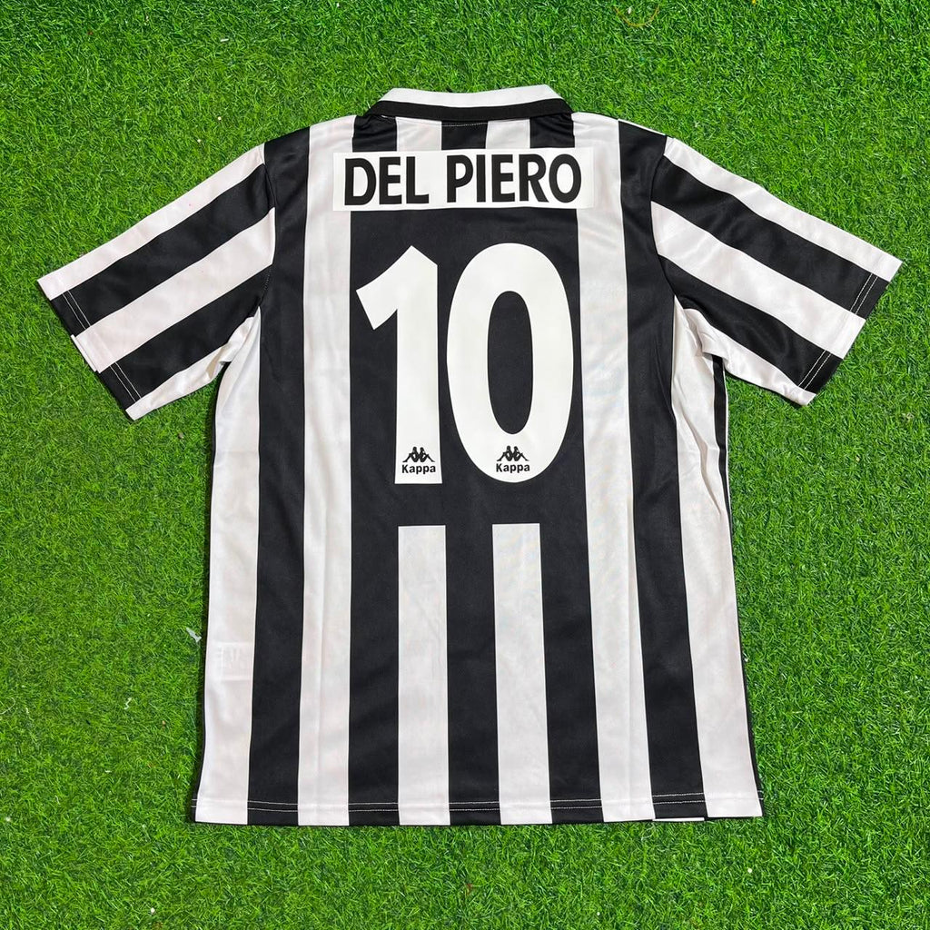Alessandro Del Piero Juventus 1996 1997 Retro Football Jersey – Back View