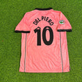 Alessandro del Piero – Juventus 1996/98 Retro Pink Kit Jersey – | | – Back View