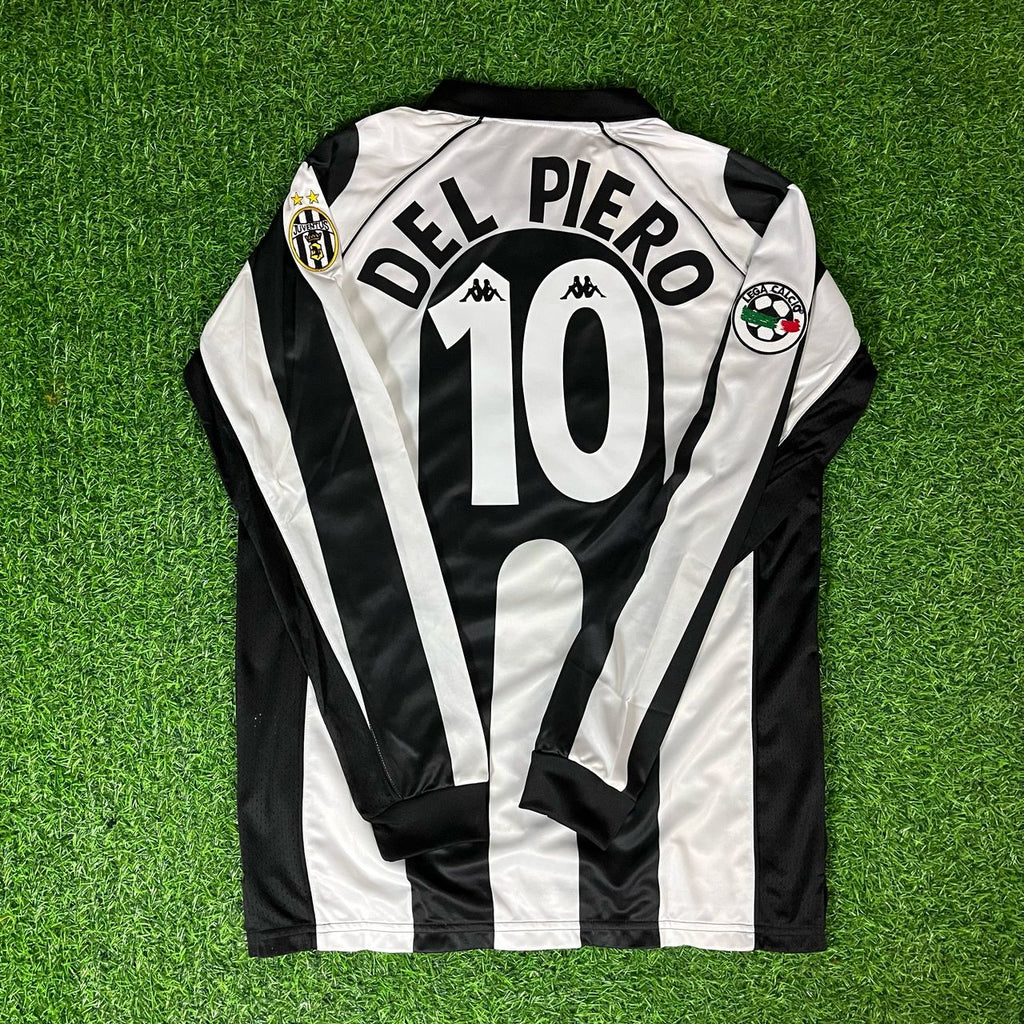 Alessandro Del Piero 10 – Juventus Home 1997/98 Retro Kit Jersey – | | – Back View