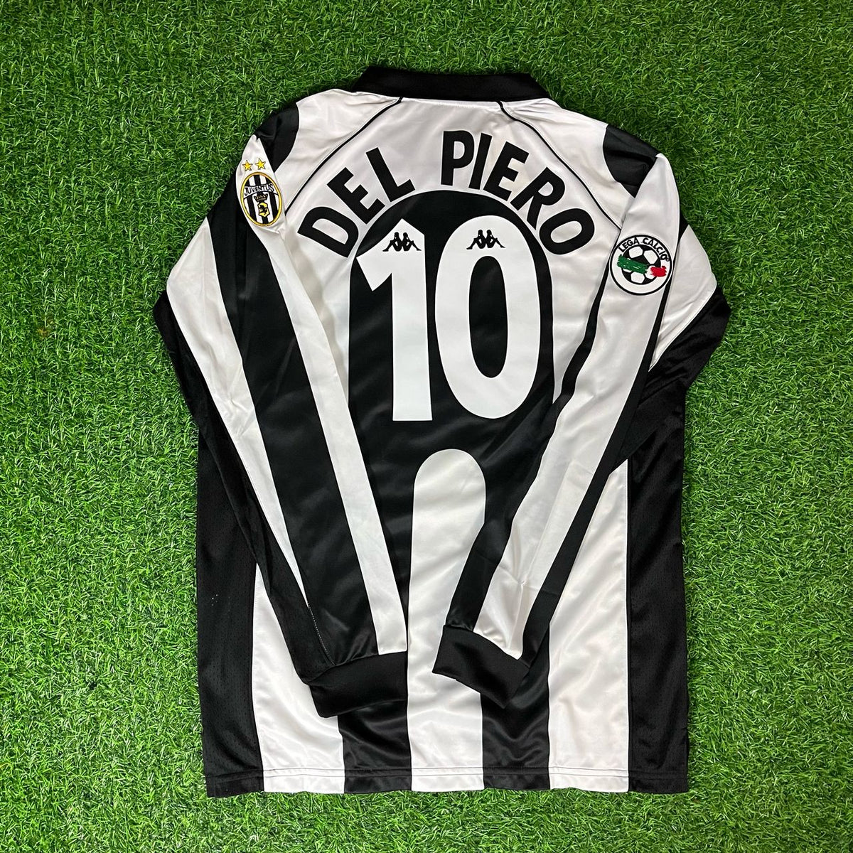 Alessandro Del Piero 10 – Juventus Home 1997/98 Retro Kit Jersey – | | – Back View