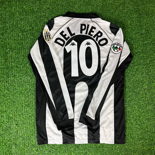 Alessandro Del Piero 10 – Juventus Home 1997/98 Retro Kit Jersey – | | – Back View