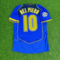 Alessandro Del Piero Juventus 2004-2005 Blue Retro Jersey | Kit | | – Back View
