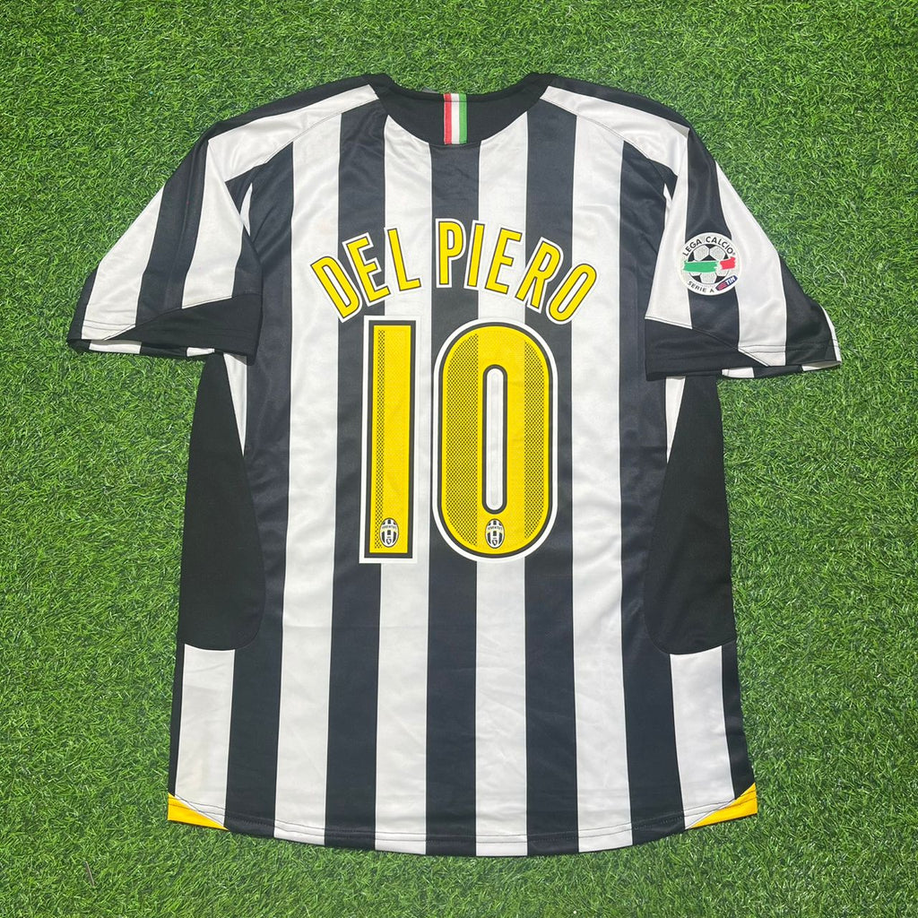 Alessandro Del Piero Juventus 2005-2006 Retro Jersey | Kit | | – Back View