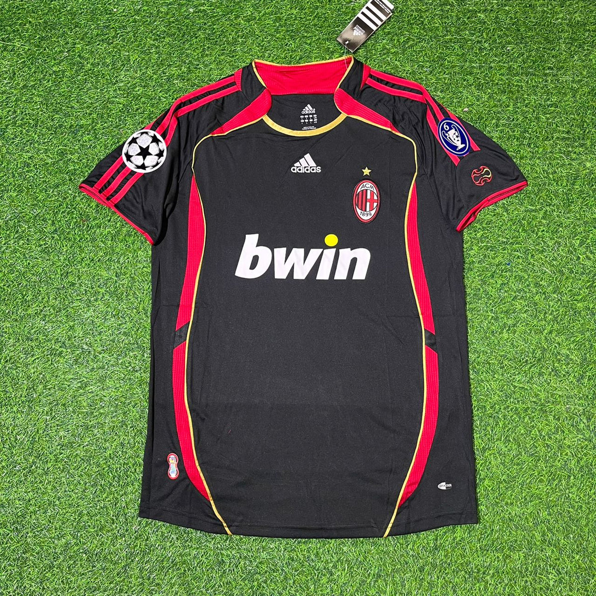 Alessandro Nesta 13 – AC Milan 2006–2007 Retro Kit Jersey – | | | – Front View