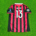 AC Milan 2009-10 Retro Kit Jersey – | KinderTrikot | Enfant – Alessandro Nesta #13– – Back View