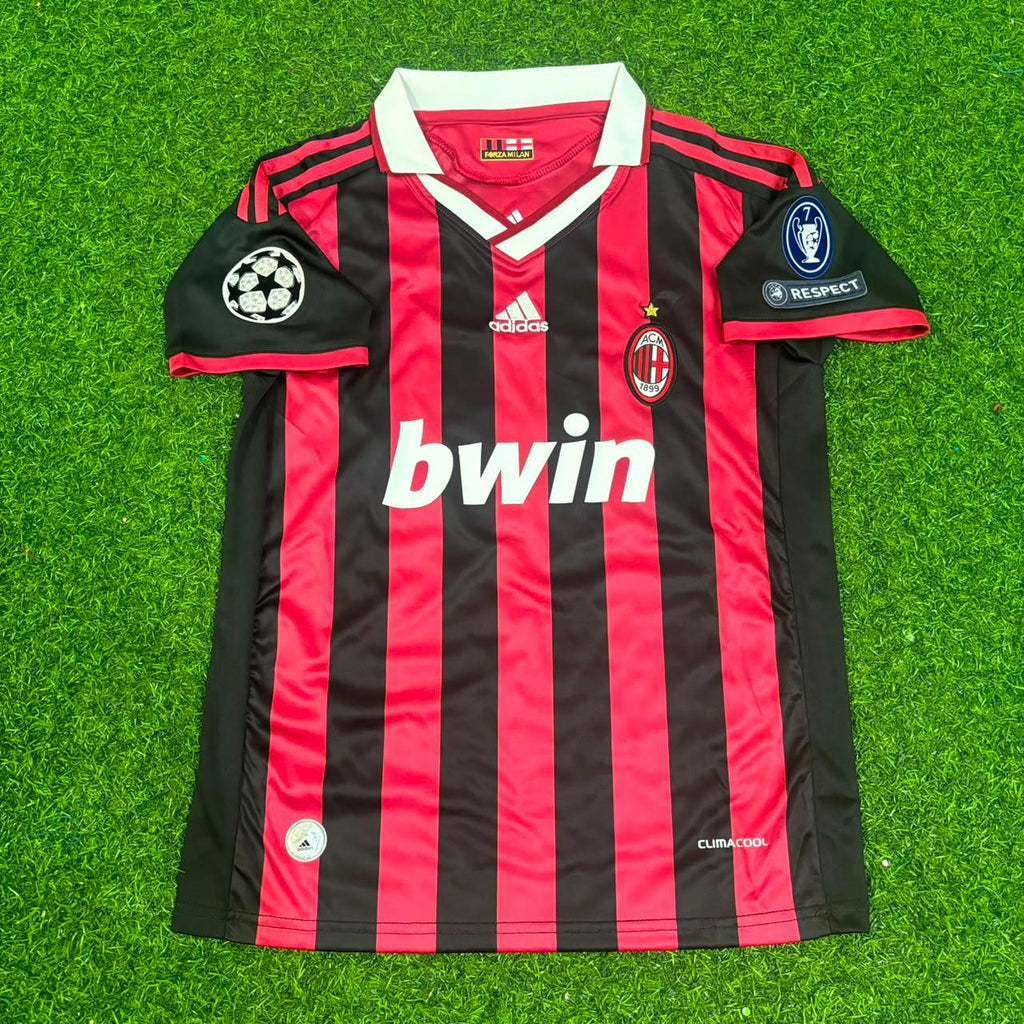 AC Milan 2009-10 Retro Kit Jersey – | KinderTrikot | Enfant – Alessandro Nesta #13– – 4