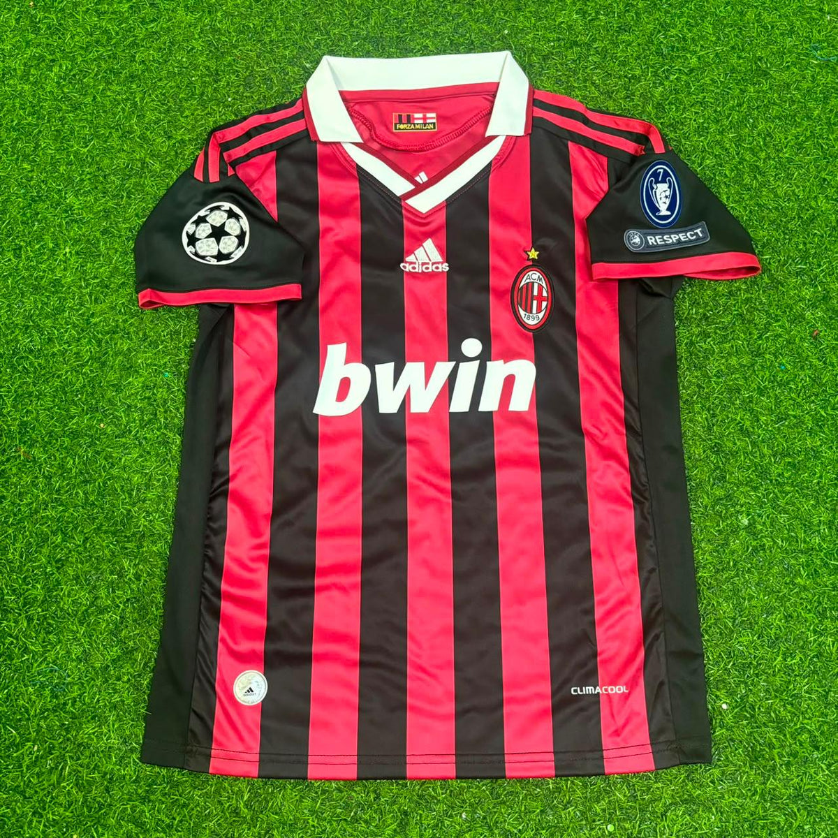AC Milan 2009-10 Retro Kit Jersey – | KinderTrikot | Enfant – Alessandro Nesta #13– – 4