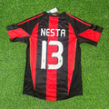 2010/11 Alessandro Nesta AC Milan Retro Football Jersey – Back View